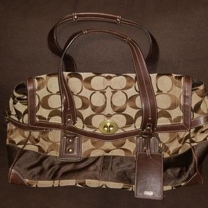 Coach duffle bag